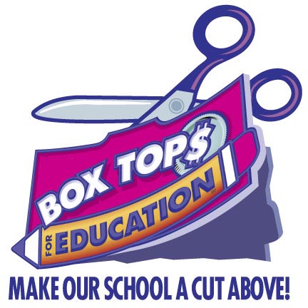 clipart of box top collection logo with sicissor